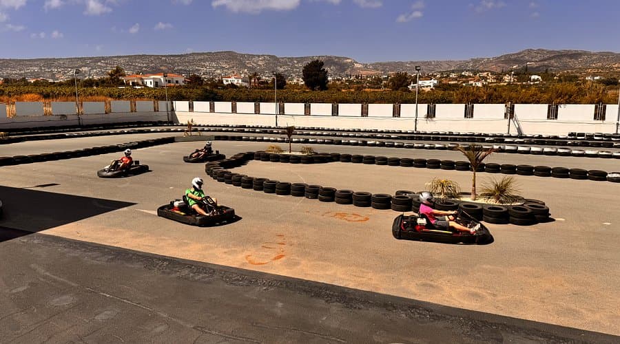 Go-kart track overview