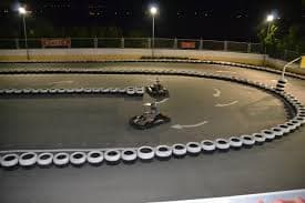 Child enjoying go-karting